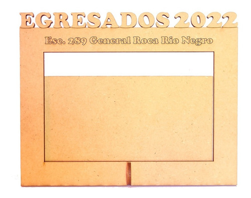 Imagen 4 de 4 de 76 Portaretratos Fibrofacil Egresados Personalizados Mdf
