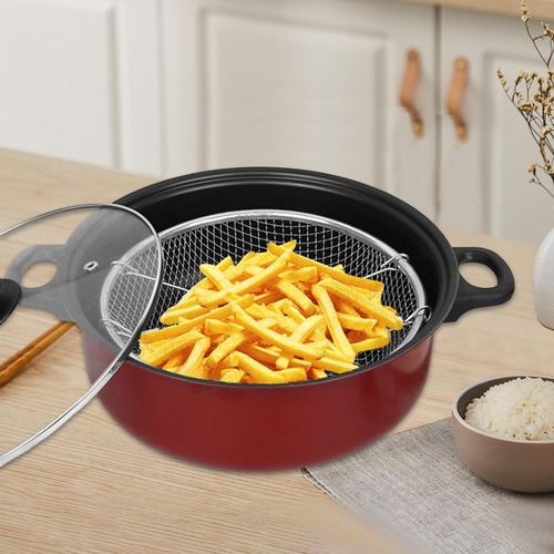 Nuevo Sartén Antiadherente, Olla For Freír Patatas Fritas,