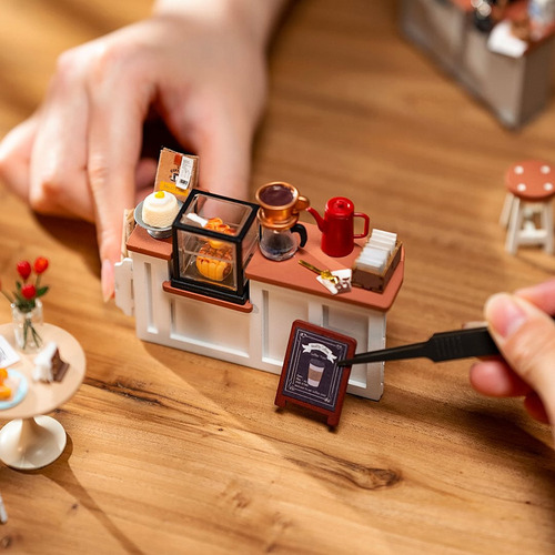 M0r Kit De Casa En Miniatura No.17 Cafe, Regalos De