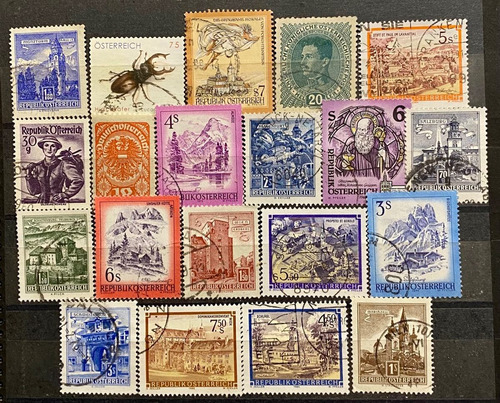 Austria - Lote De 20 Sellos - Temas Variados P169