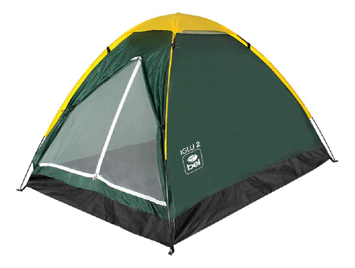 Barraca Camping Iglu 2 Pessoas Belfix Acampamento Cor Verde