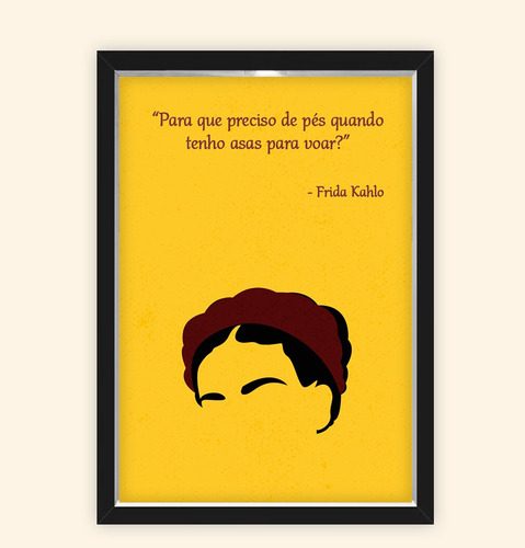 Quadro Caixa 23x33cm Frida Voar