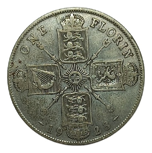 Inglaterra - Florin 1923 - Km 817a (ref 152)