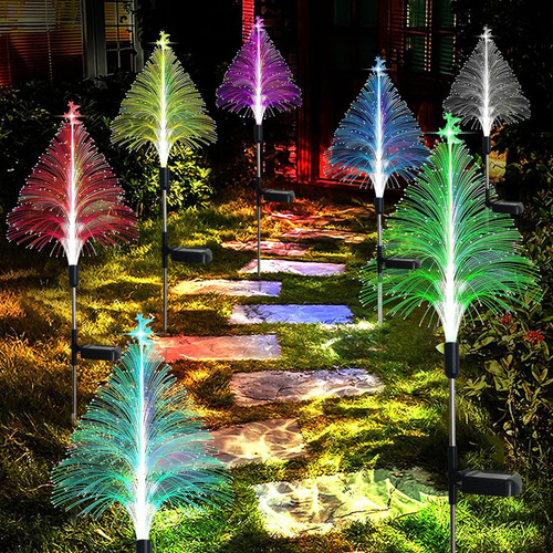 Aaluces Solares De Fibra Óptica Para Árbol De Navidad Con Fo