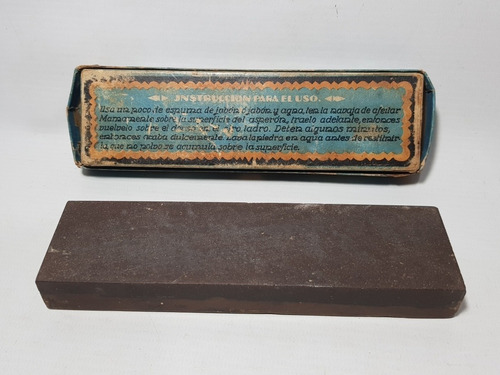 Imagen 2 de 7 de Antigua Piedra Afilar Navaja 1930 Alemana Con Caja Mag 58675