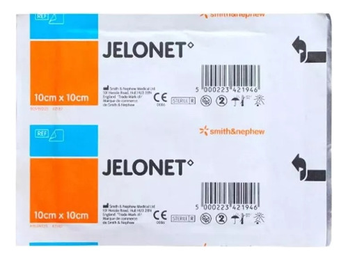 Jelonet Gasa Apósito Parafinado 10x10 Pack X 10 Un.