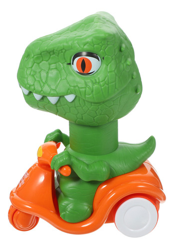 Modelo De Plástico Dinosaur Motocicleta Toy Press & Go