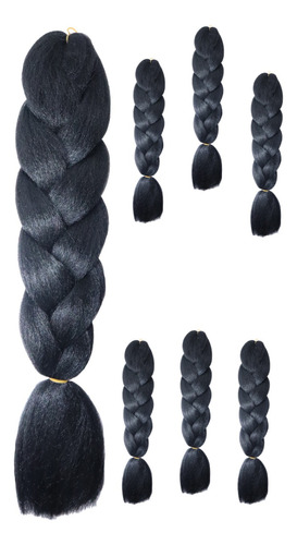 Extensiones Pelo Kanekalon Combo 7 Paquetes + 50 Cuff Regalo