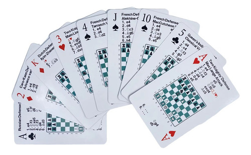 Juego De Cartas De Aprendizaje Para Ajedrez (caa)