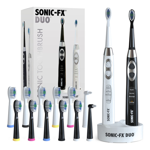 Sonic-fx Duo - Juego De Cepillos De Dientes Electricos Recar