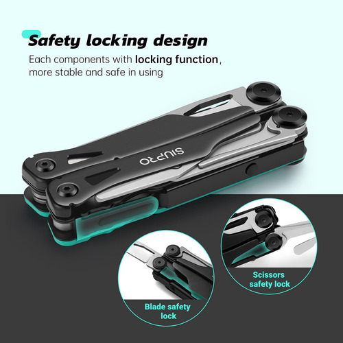 Siupro Cuchillo De Bolsillo Multiherramienta, Alicates Multi