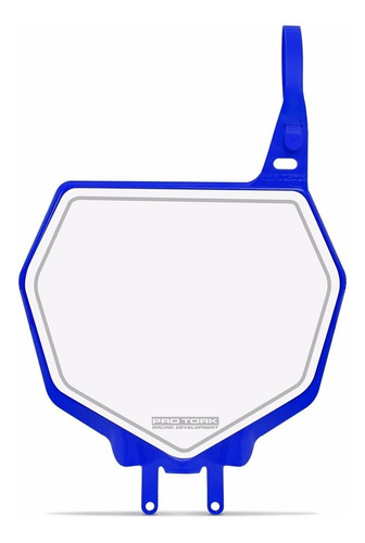 Placa Porta Numeros Motocross-enduro Pro Tork Azul-blanco