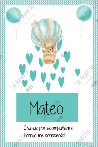 Tarjeta De Nacimiento Personalizadas