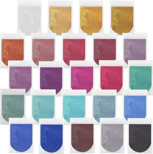 Pigmento De Resina Epoxi Colorante Mica Polvo 24 Colores