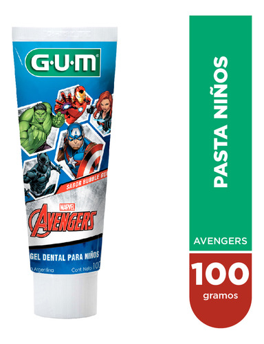 Gum Gel Dental Niños Avengers 1321 100grs.