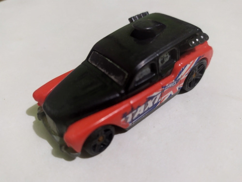 Hot Wheels Cockney Cab Ii 2014 Taxi Rojo Negro