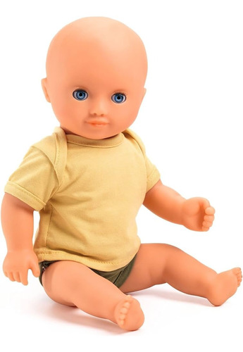 Muñeco Bebé Articulable Para Niños 32 Cm Pomea Djeco