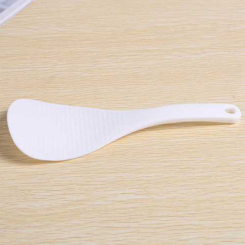 Para 2 Cucharas De Arroz Planas De Plástico Blanco