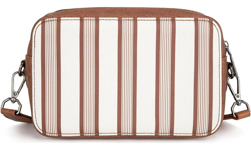 Cartera Deportiva Wrangler Cowgirl B Importada Original Marrón Rayas