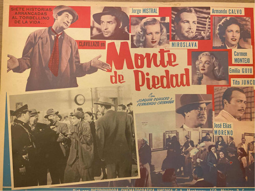 Monte De Piedad. Clavillazo. Lobby Card. Usado.