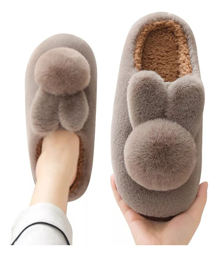 Pantuflas De Conejo Para Mujer Y Hombre Suave Cómodas Lindas