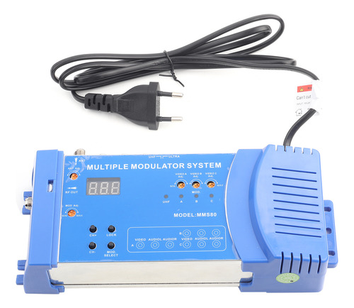 Modulador Uhf Mms80 Home, Aleación De Aluminio, Modulación M