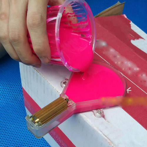 Leather Edge Painting Box Leather Craft Tool Thick Threaded