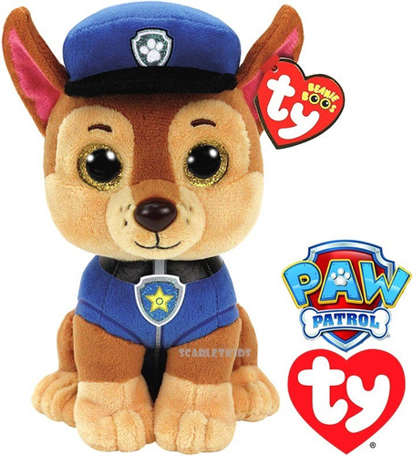 Imagen 2 de 7 de Paw Patrol Ty Combo Peluche Ty Original 14cm Scarlet Kids