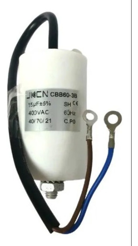 Imagen 1 de 1 de Capacitores De Marcha Con Cable 15 Uf 450v Marca Europower