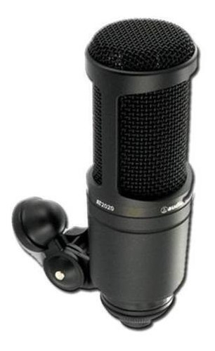 Micrófono Audio-Technica AT2020 condensador cardioide negro