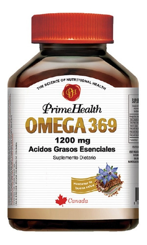 Omega 369 1200mg 60 Capsulas Calidad Primehealth