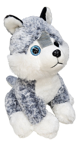 Peluche Lobo Siberiano Mediano Perro Husky 27cm 70326