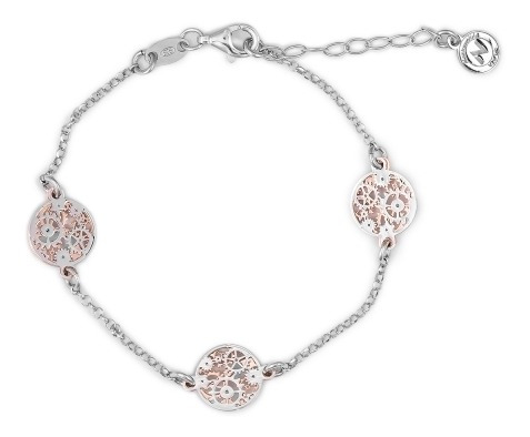 Pulsera 3 Movimientos Rodio-rose Gold