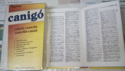 Diccionario En Catalán Canigó Sopena - Tapa Dura