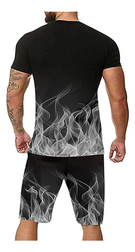 Camiseta R Para Hombre, Traje Casual, Estampado Digital