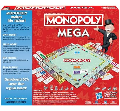 Monopoly The Mega Edition De Winning Moves Games Usa, Una Ve