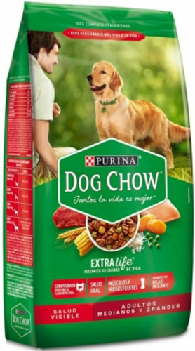 Dog Chow 22,7 Kg Adultos Medianos Y Grandes 