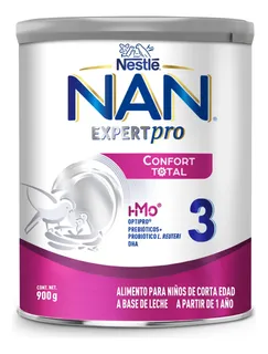 Leche Formula Infantil Nan Expert Pro Confort Total 3 900g