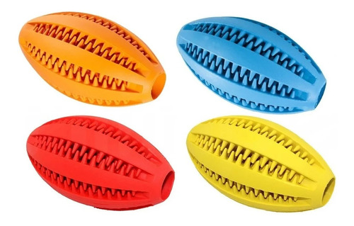 Juguete Pelota Rugby Dental 11 Cm