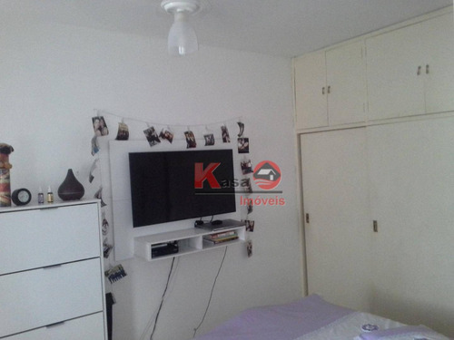 Imagem 8 de 20 de Apartamento Com 1 Dormitório À Venda, 67 M² Por R$ 290.000,00 - José Menino - Santos/sp - Ap10307