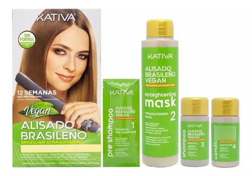 Kativa Alisado Brasileño Sin Con Keratina Vegetal