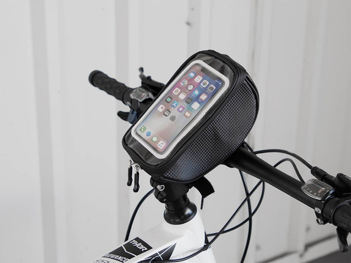 Bolso Delantero Bicicleta Porta Celular Tactil Impermeable C