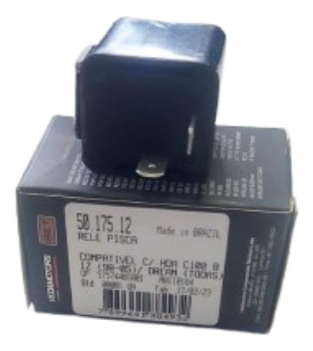Rele Pisca Eletrico Universal Ajustavel 6,3mm 2 Term L 25w