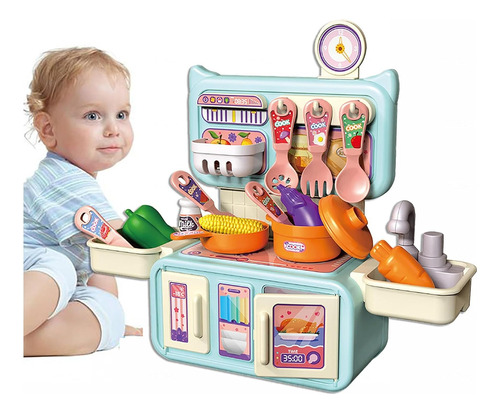 Cocina Completa Mini Para Niñas Y Niños Infantil