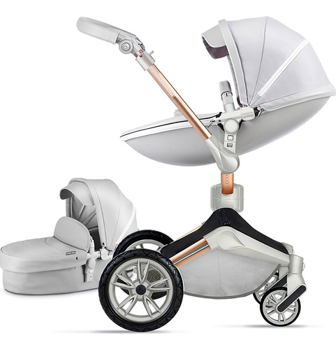 Hot Mom 360 Rotate Baby Chower Con Cuero Pu, Sistema De Viaj