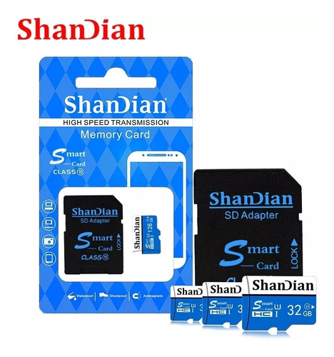 Kit 6 Cartão De Memória Micro Sd 32gb Original Sdhc