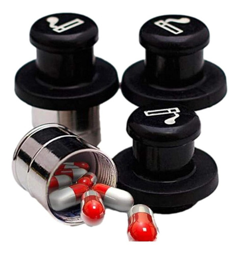 Pastillero Forma Lighter Auto Compartimiento Secreto Carro Negro