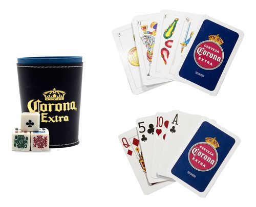 Cubilete Profesional Cervezas + 1 Española + 1 Poker