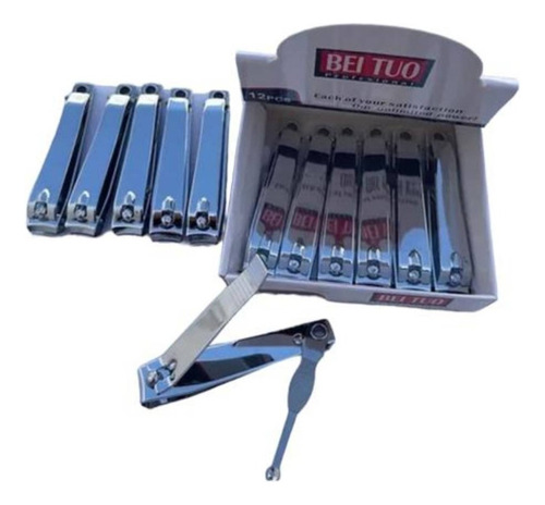 Corta Uñas Chico Acero Inoxidable X12 Unidades