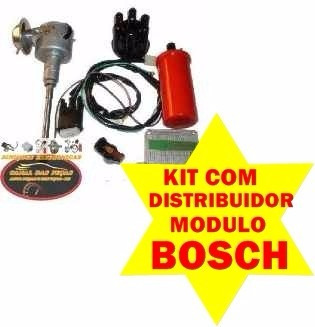  Kit Igniçao Eletronica F75 - Jeep -6cc Distribuidor Bosch